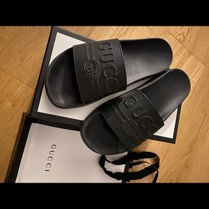 Black Gucci Slides